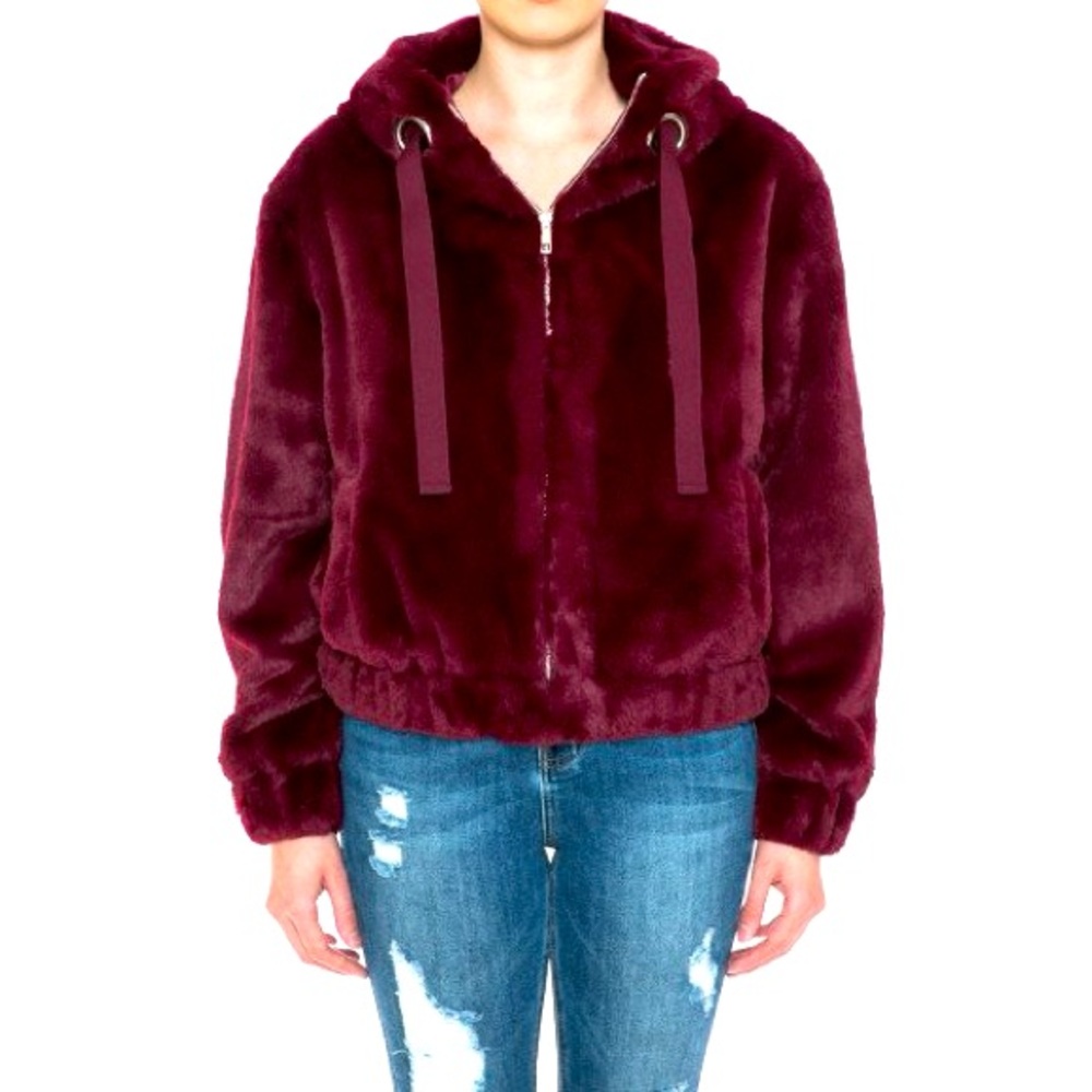 Super cute fluffy zip up Teddy hoodie